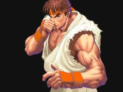 street fighter 2 start screen
